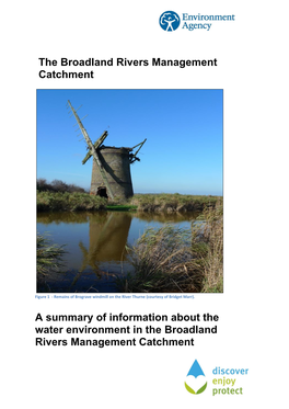 The Broadland Rivers Management Catchment