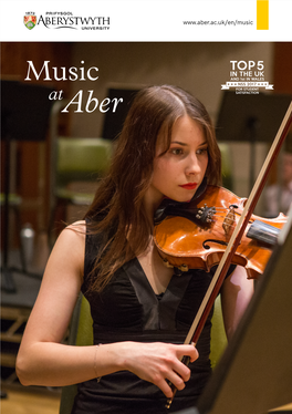 Music at Aber Brochure