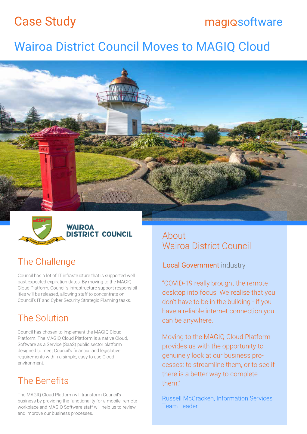 Wairoa District Council Transforms to Cloud