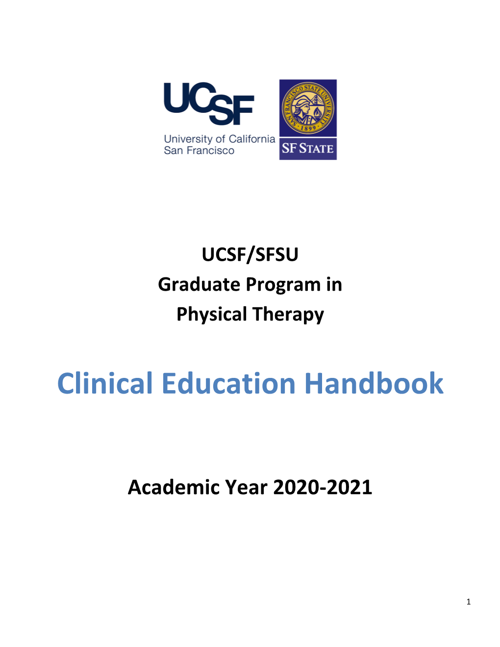 Clinical Education Handbook