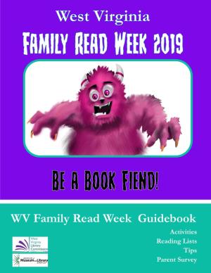 2019 Family Read Week Guidebook.Pdf