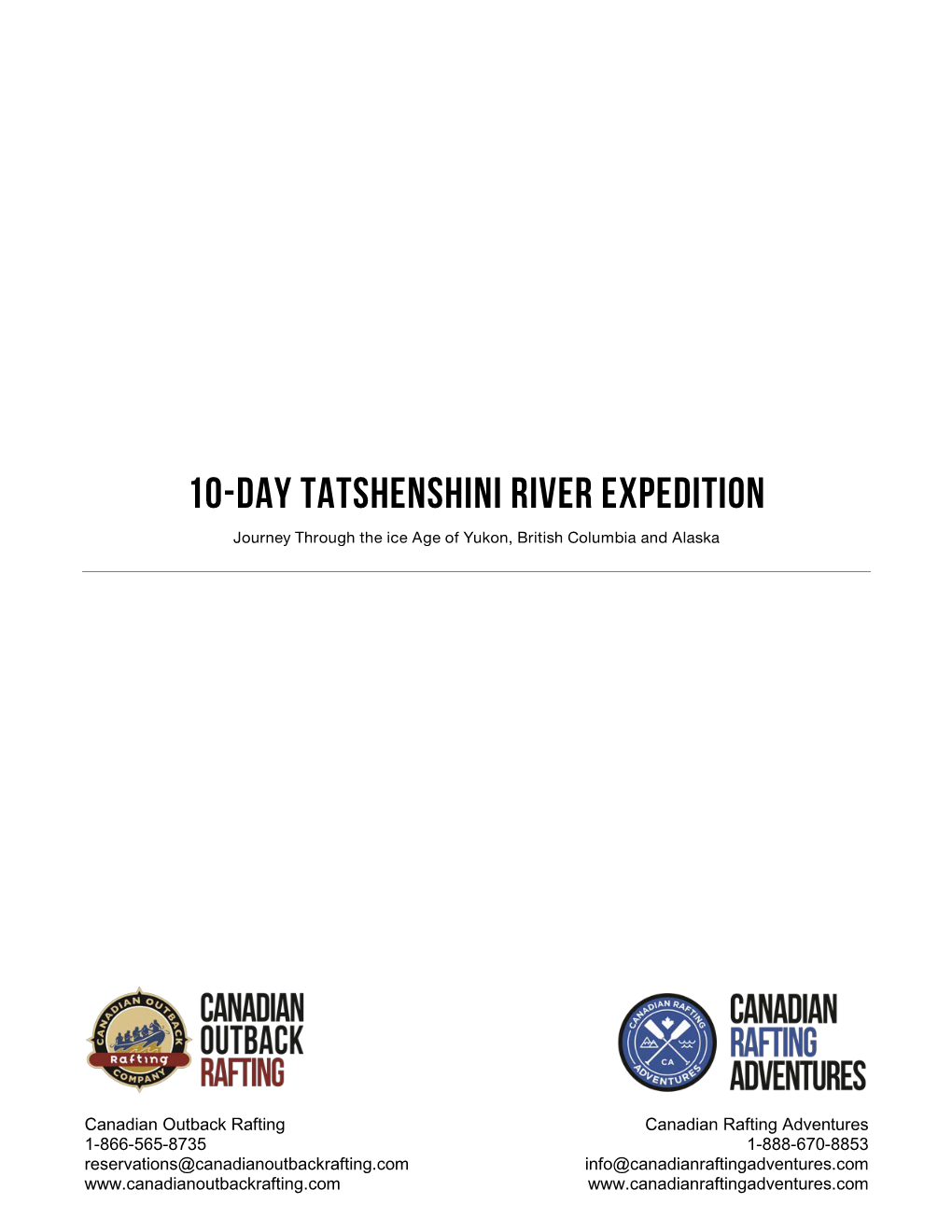 10-Day Tatshenshini River Expedition