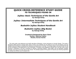 Quick Cross-Reference Study Guide to Techniques Found In