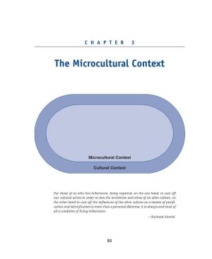 The Microcultural Context