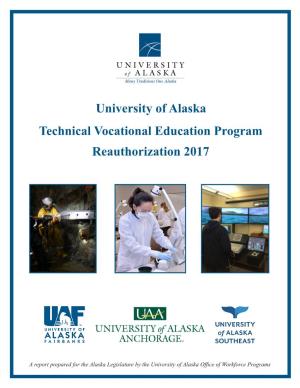 Technical Vocational Education Program Reauthorization 2017