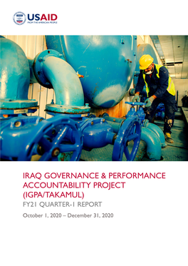 Iraq Governance & Performance Accountability Project (Igpa/Takamul)