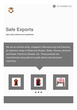 Safe Exports