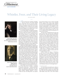 Whistler, Freer, and Their Living Legacy by PETER TRIPPI