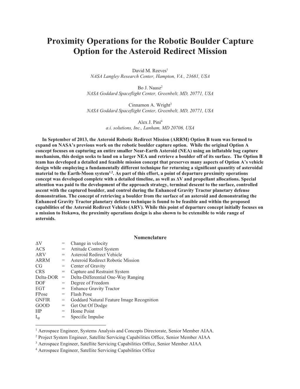 Proximity Operations for the Robotic Boulder Capture Option for the Asteroid Redirect Mission