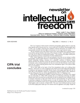 CIPA Trial Concludes