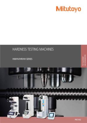 Hardness Testing Machines