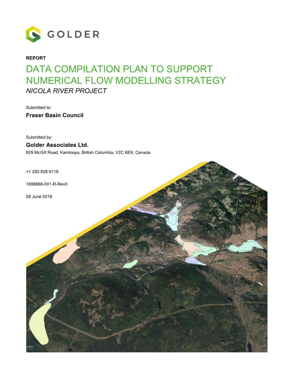 Data Compilation Plan to Support Numerical Flow Modelling Strategy Nicola River Project