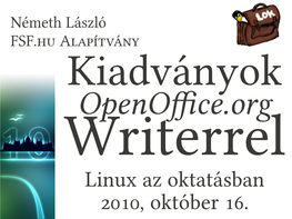 Linux Az Oktatásban 2010, Október 16