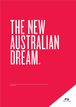 The New Australian Dream Report