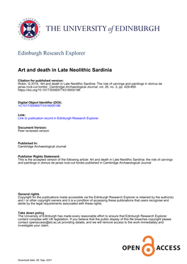 Art and Death in Late Neolithic Sardinia