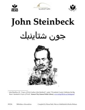 Biography John Ernst Steinbeck