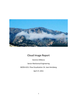 Cloud Image Report