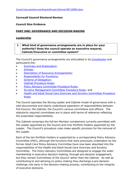Council Size Questions Working Draft Post Informal ERP 160901.Docx