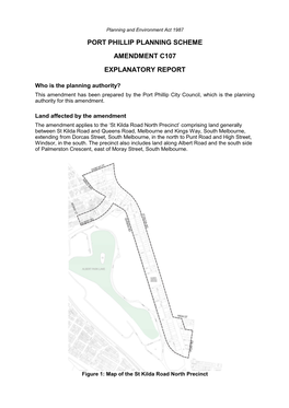 Port Phillip Planning Scheme Amendment C107
