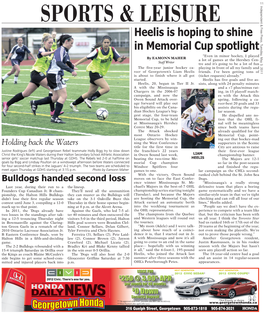 Heelis Is Hoping to Shine in Memorial Cup Spotlight