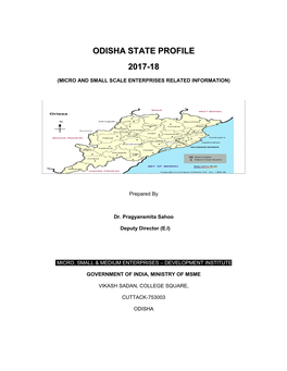 Odisha State Profile 2017-18