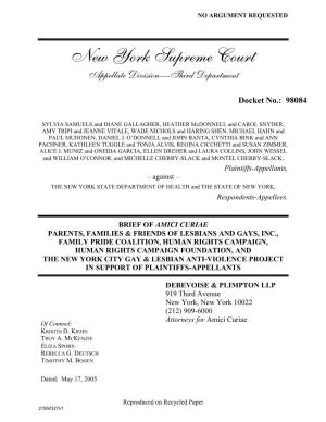 New York Supreme Court Appellate Division—Third Department