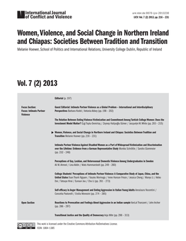 Women, Violence, and Social Change in Northern Ireland and Chiapas