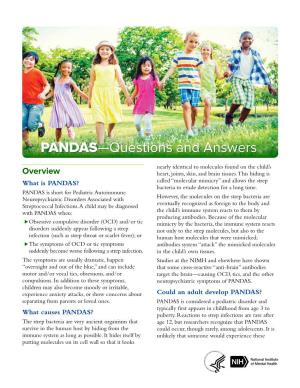 PANDAS—Questions and Answers