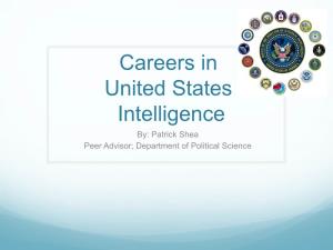Careers in United States Intelligence