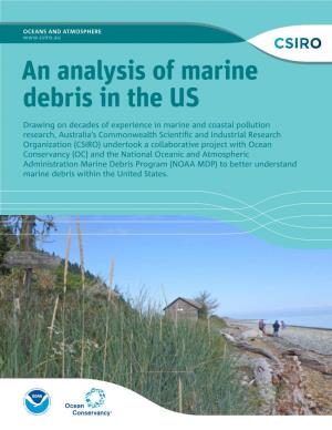 An Analysis of Marine Debris in the US