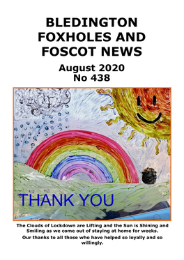 BLEDINGTON FOXHOLES and FOSCOT NEWS August 2020 No 438