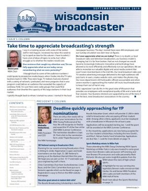 Wisconsin Broadcaster 20 Pages 2019 Sep