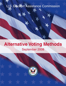 Alternative Voting Methods September 2008
