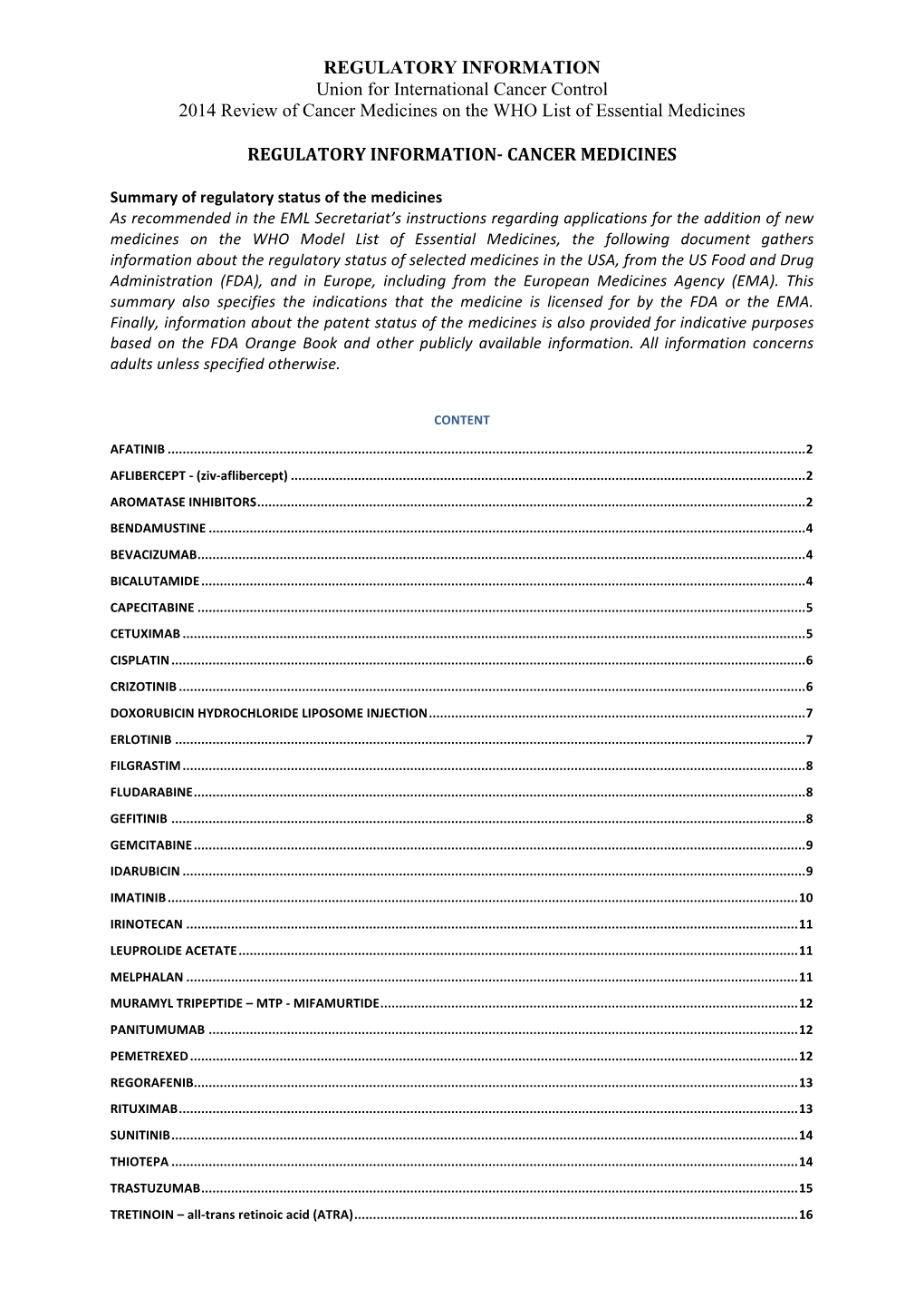 Regulatory Information 12152014