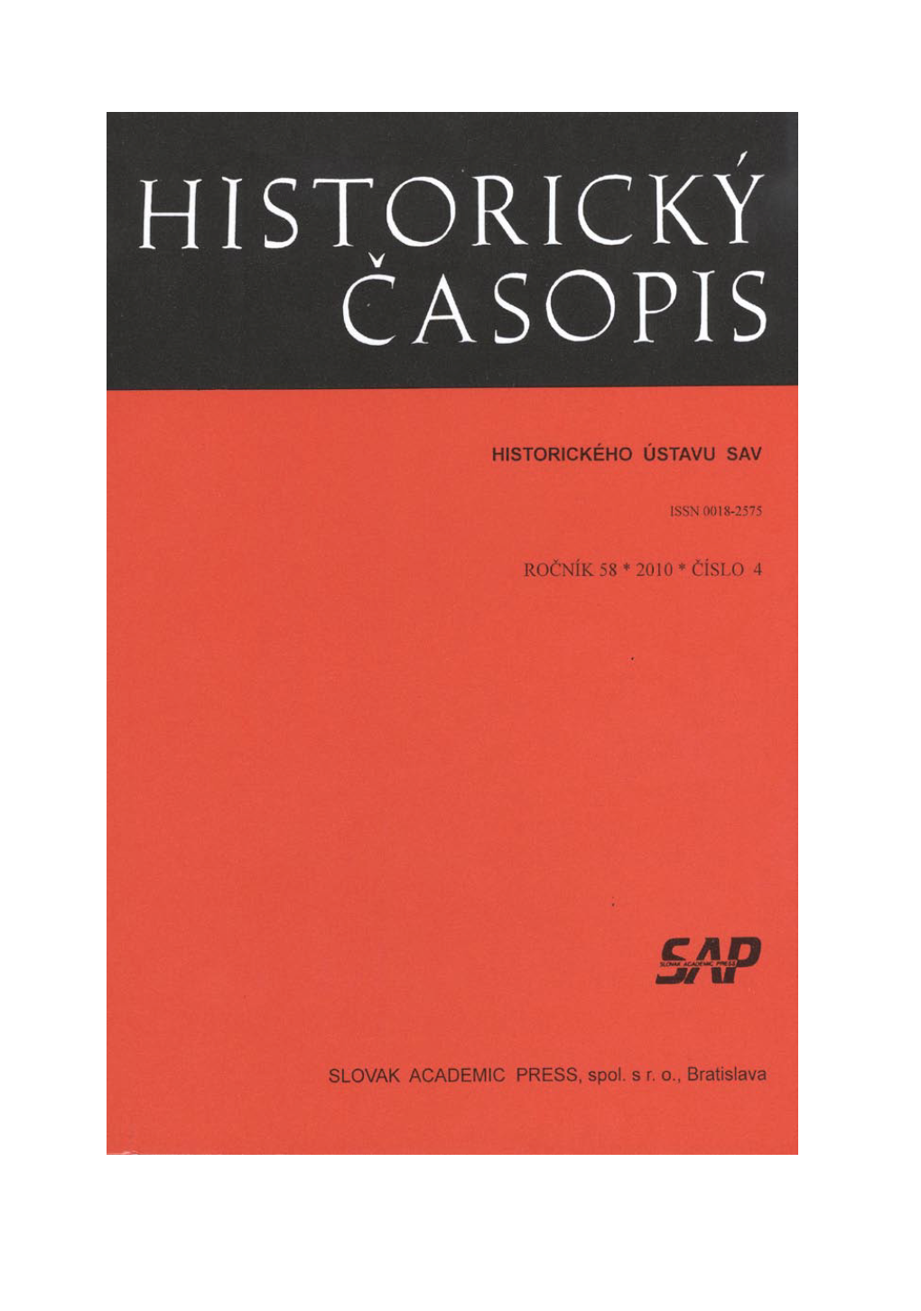 Historicky Casopis 4 2010.Pdf