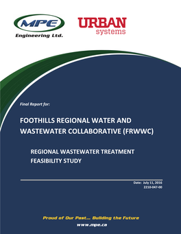 Foothills Regional Water and Wastewater Collaborative (Frwwc)