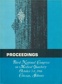 Third National Congress on Medical Quackery