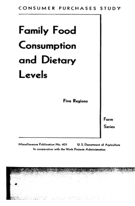 Family Food Consumption and Dietary Levels