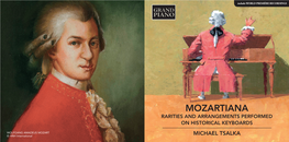 Mozartiana Rarities and Arrangements Performed on Historical Keyboards