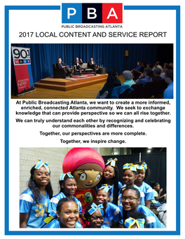 2017 Local Content and Service Report