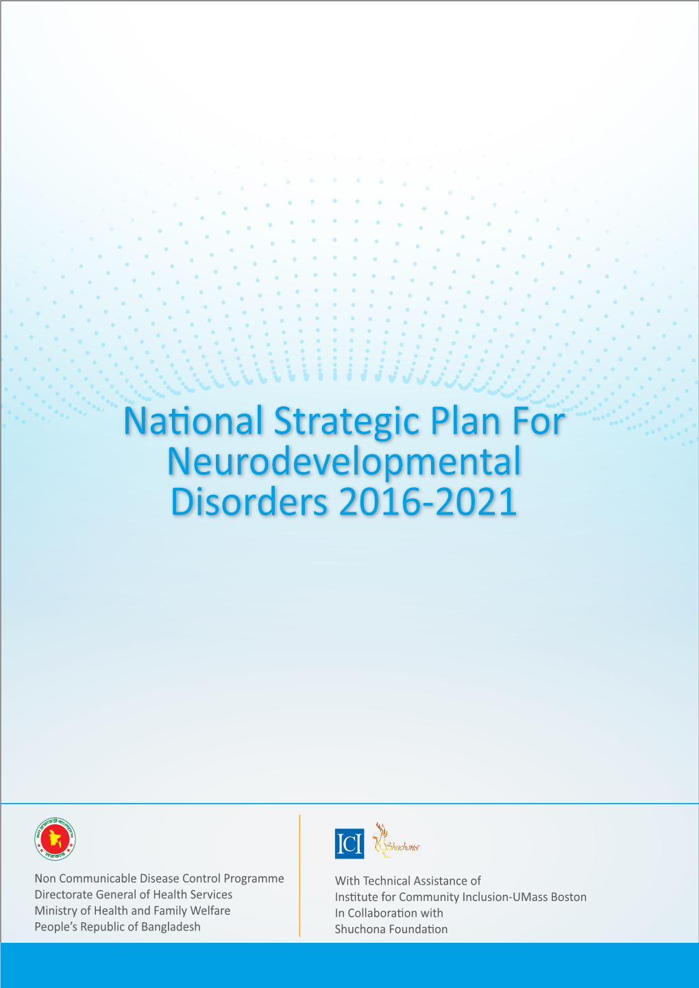 National Strategic Plan for Neurodevelopmental Disorders 2016
