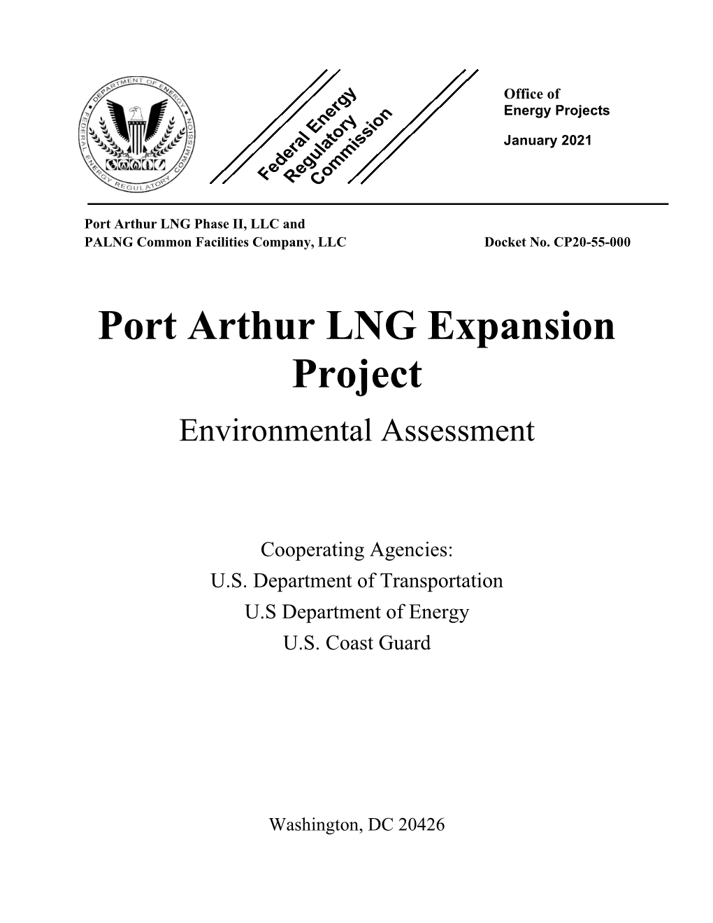 Port Arthur LNG Expansion Project Environmental Assessment