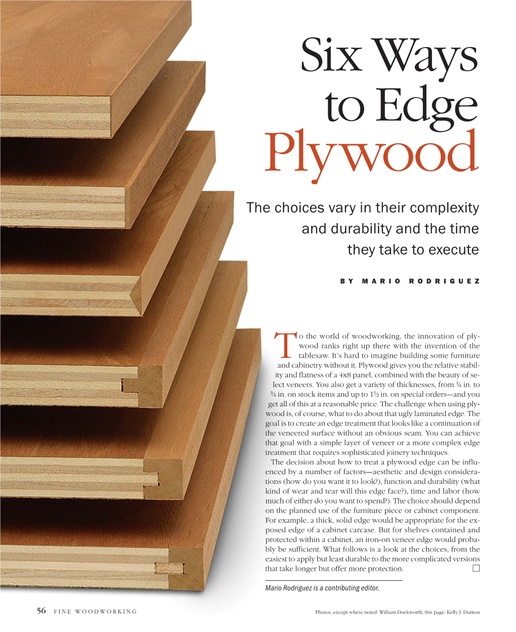 Six Ways to Edge Plywood