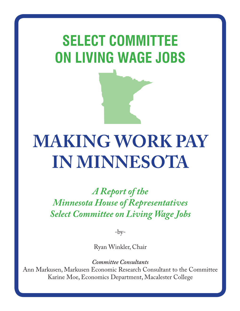 Making Work Pay in Minnesota