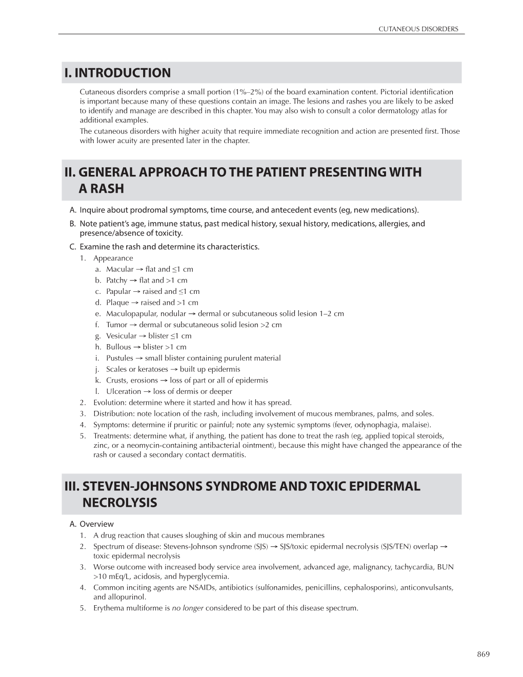 Cutaneous Disorders Chapter Preview