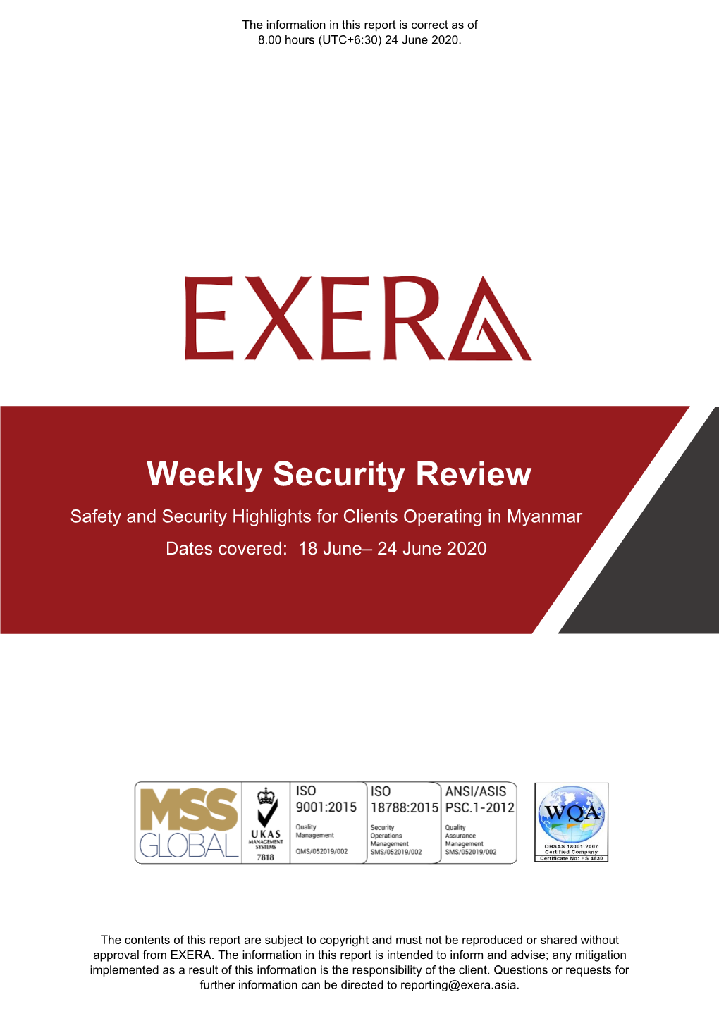 Weekly Security Review