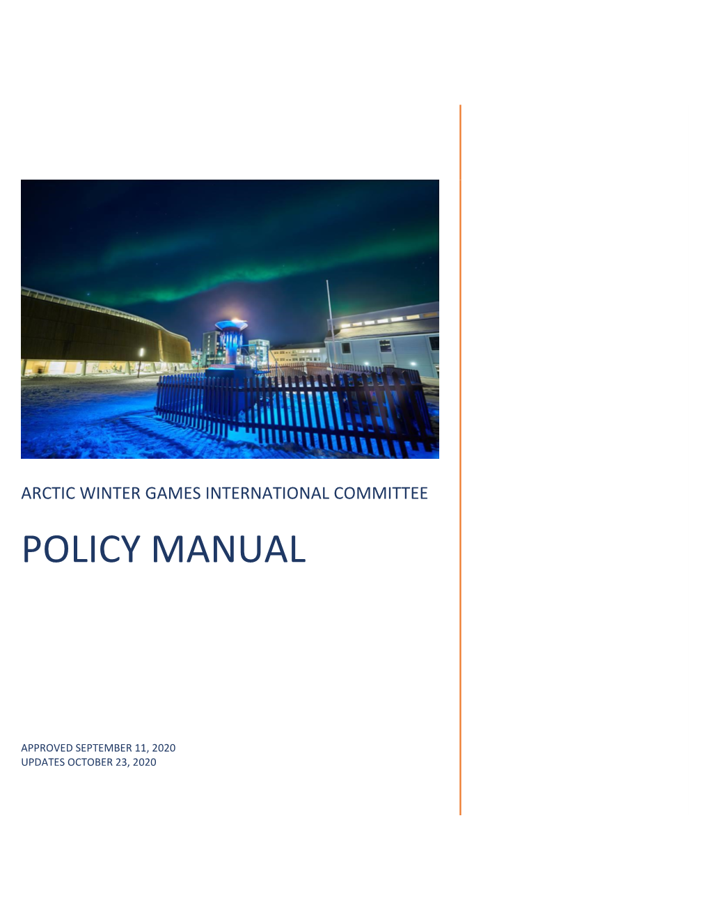 Policy Manual