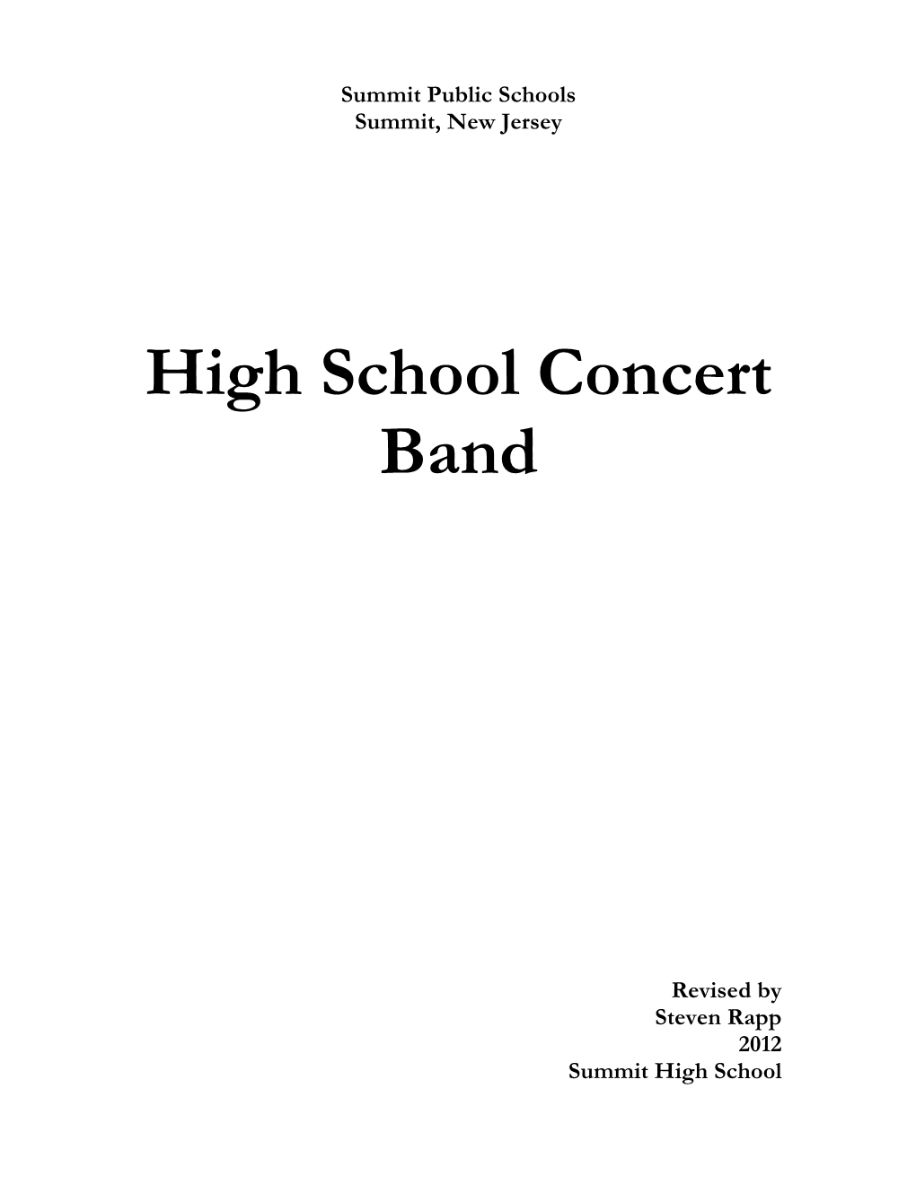 Concert Band