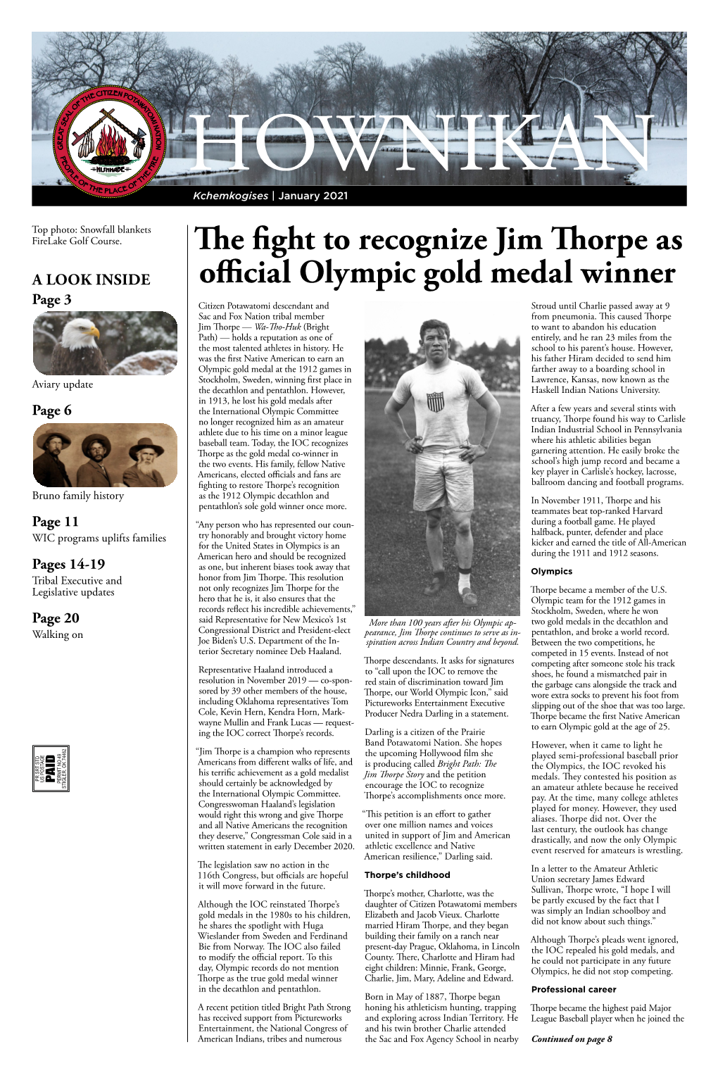 The Fight to Recognize Jim Thorpe As Official Olympic Gold Medal Winner