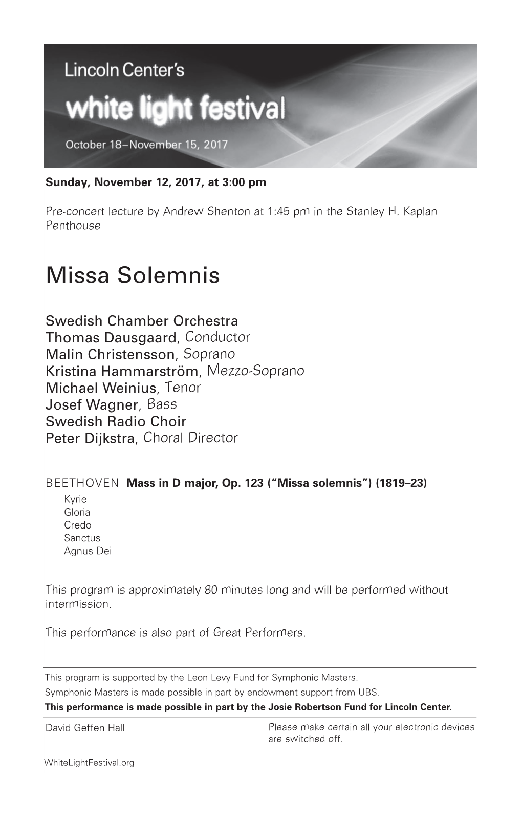 Missa Solemnis